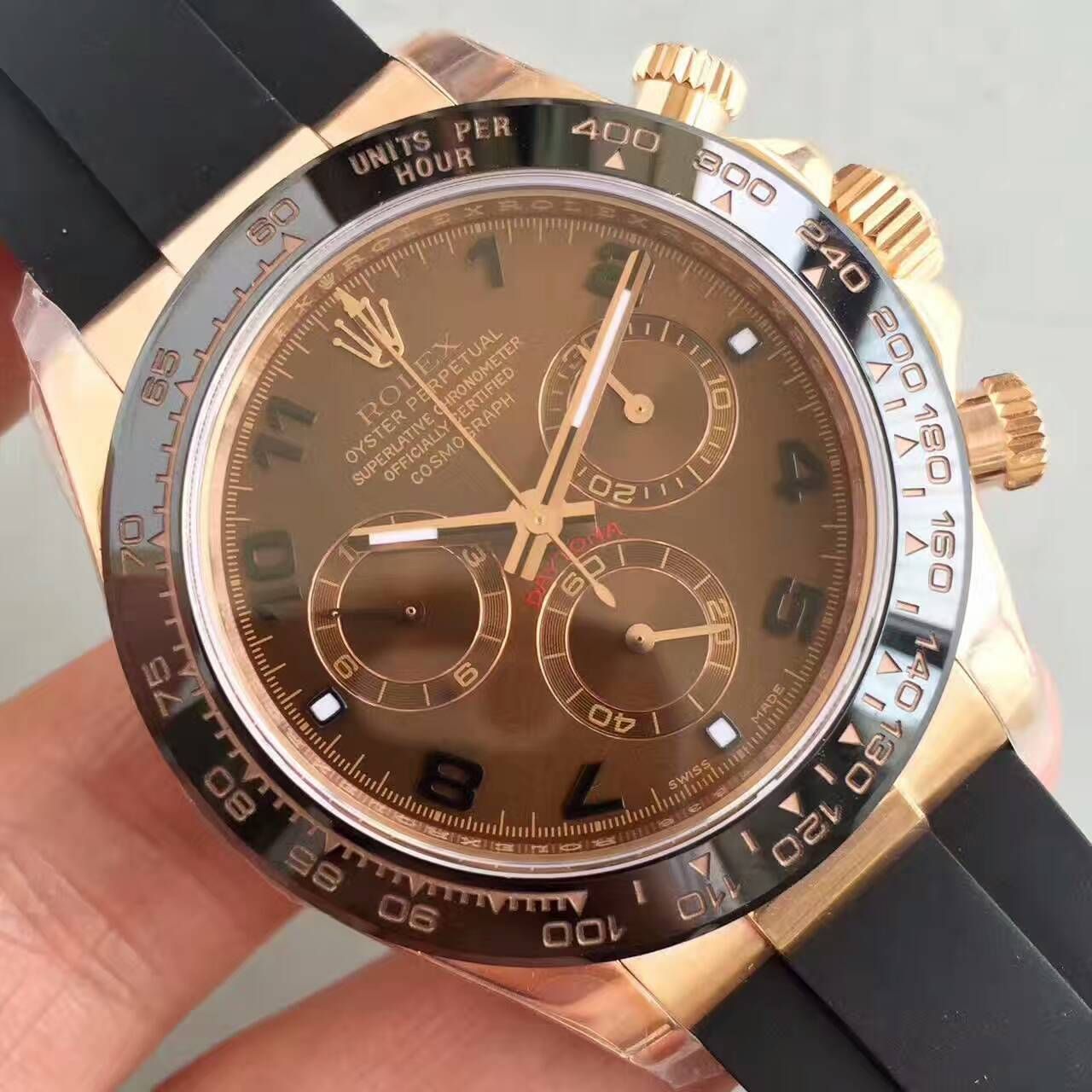   NOOB厂高劳力士宇宙计型迪通拿系列116515LN-L(FC) 象牙面腕表 / R007