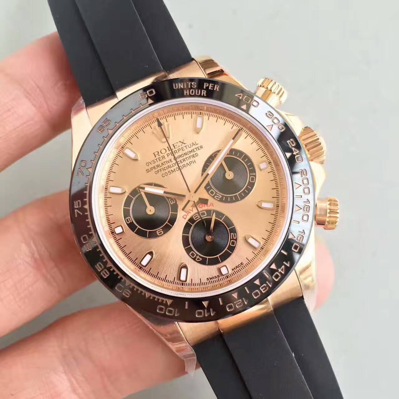   NOOB厂高劳力士宇宙计型迪通拿系列116515LN-L(FC) 象牙面腕表 / R007