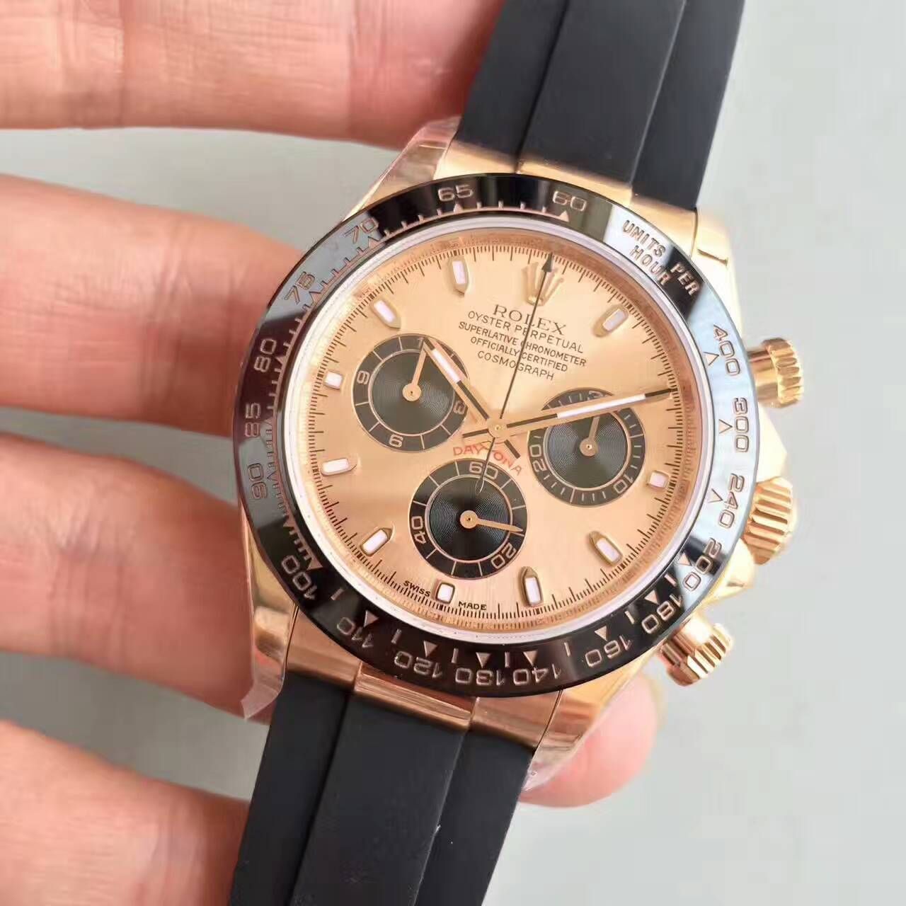   NOOB厂高劳力士宇宙计型迪通拿系列116515LN-L(FC) 象牙面腕表 / R007