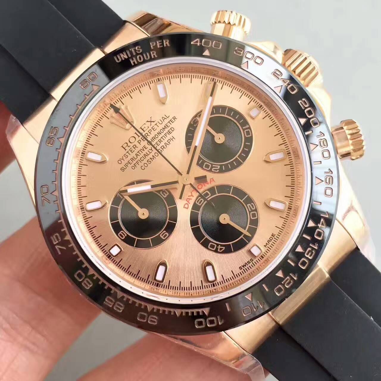   NOOB厂高劳力士宇宙计型迪通拿系列116515LN-L(FC) 象牙面腕表 / R007