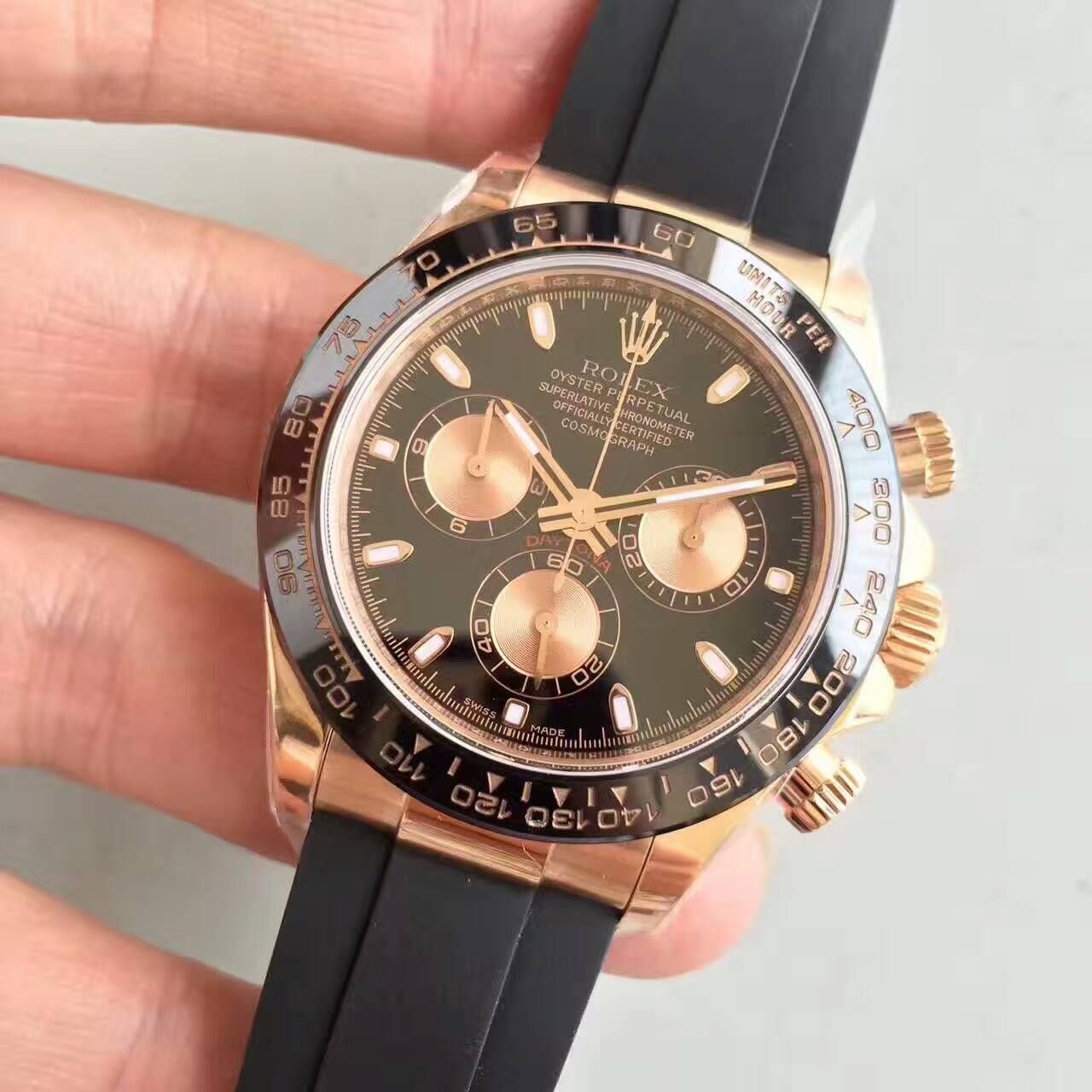   NOOB厂高劳力士宇宙计型迪通拿系列116515LN-L(FC) 象牙面腕表 / R007