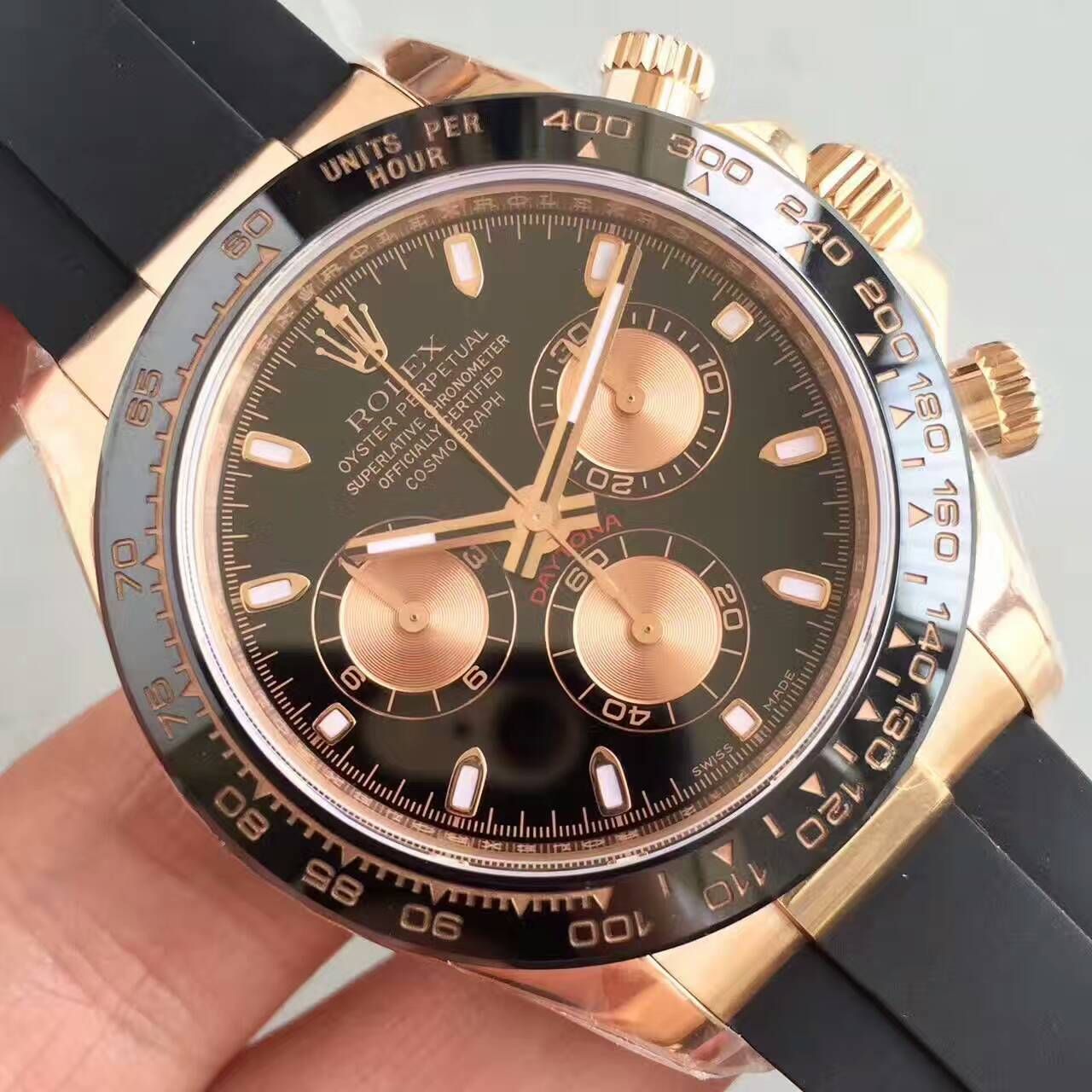   NOOB厂高劳力士宇宙计型迪通拿系列116515LN-L(FC) 象牙面腕表 / R007