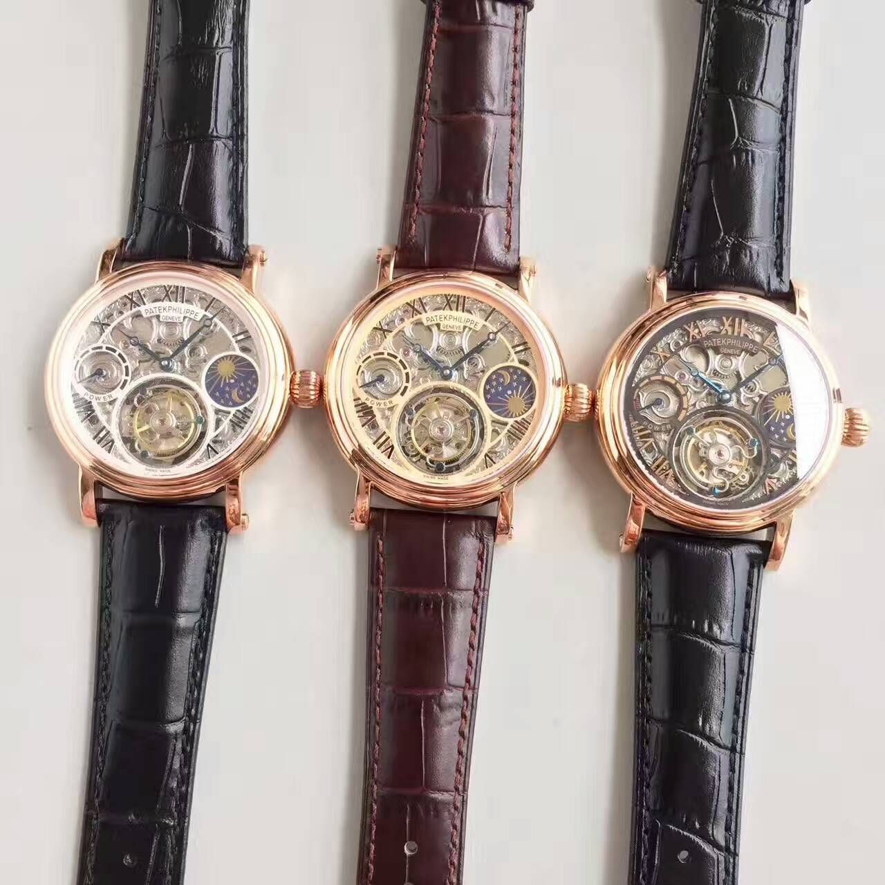   TF厂高百达翡丽镂空雕花动力星辰真陀飞轮腕表 / BD202