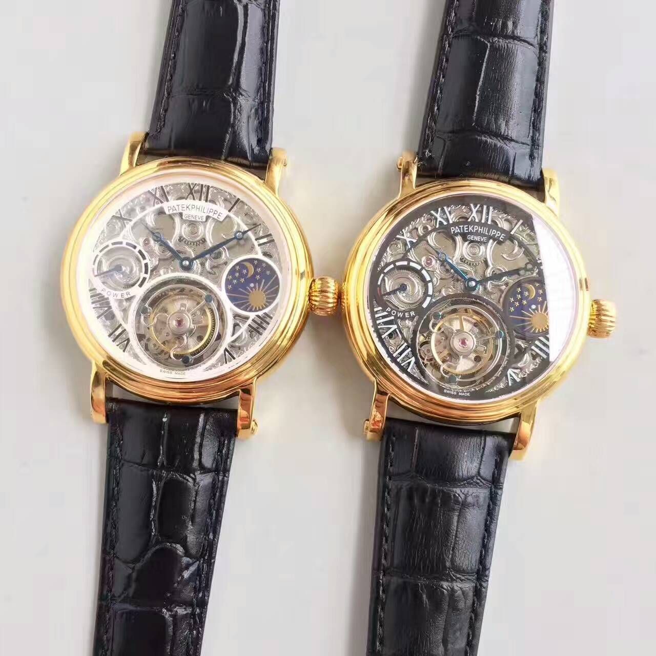   TF厂高百达翡丽镂空雕花动力星辰真陀飞轮腕表 / BD202