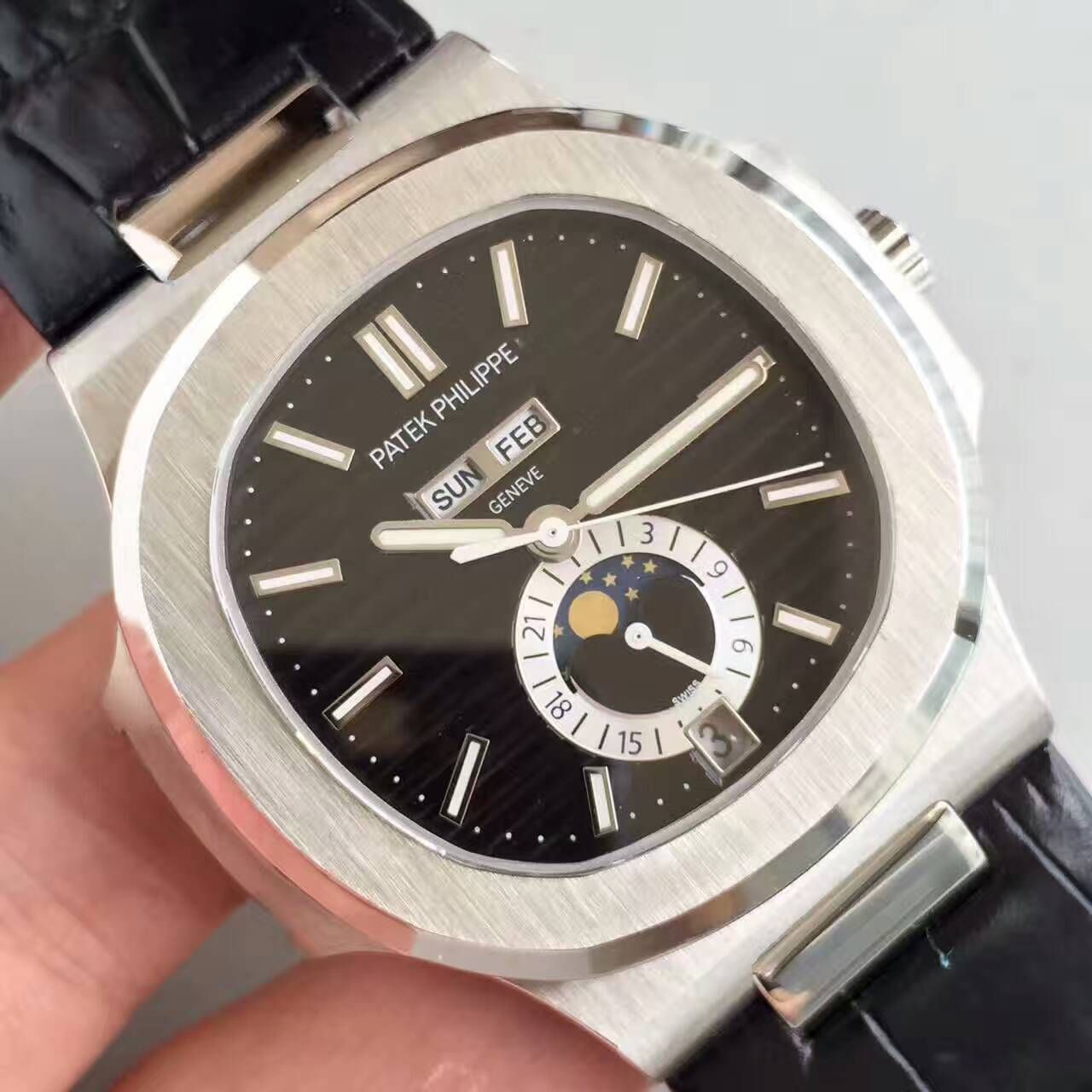   KM高百达翡丽Nautilus系列精钢男表5726A-001 / BD204