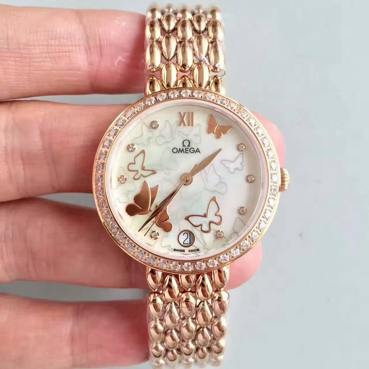     欧米茄碟飞系列424.55.33.20.55.006女士石英腕表