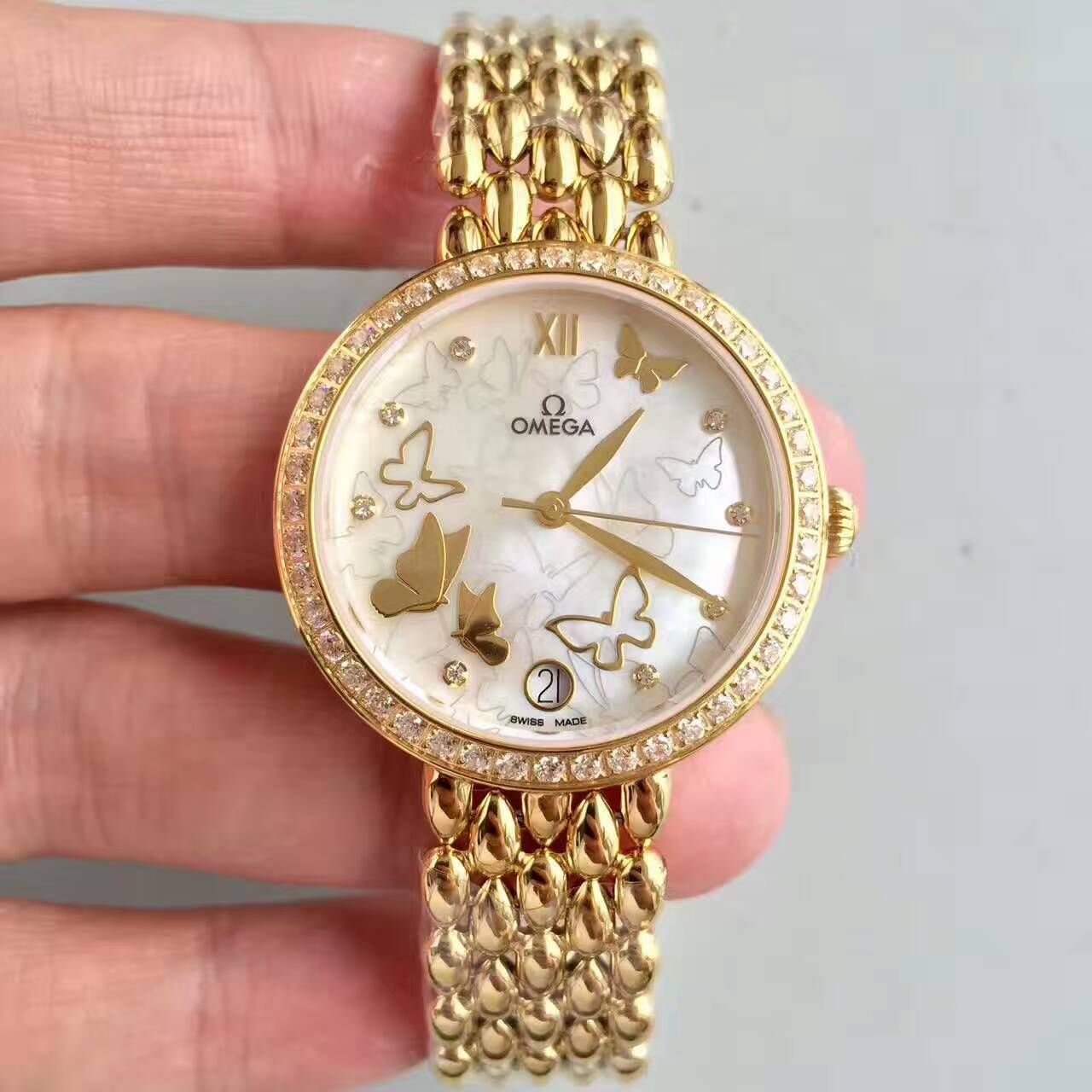     欧米茄碟飞系列424.55.33.20.55.008女士石英腕表