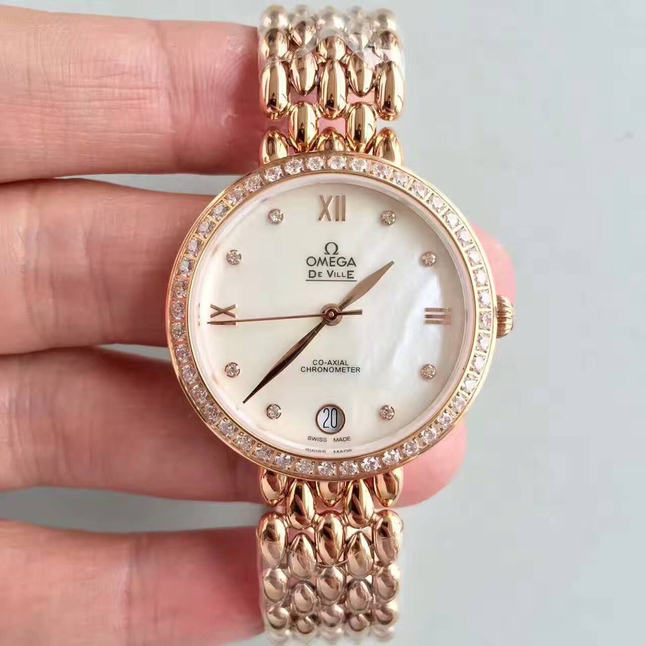     欧米茄碟飞系列424.55.33.20.55.007女士石英腕表