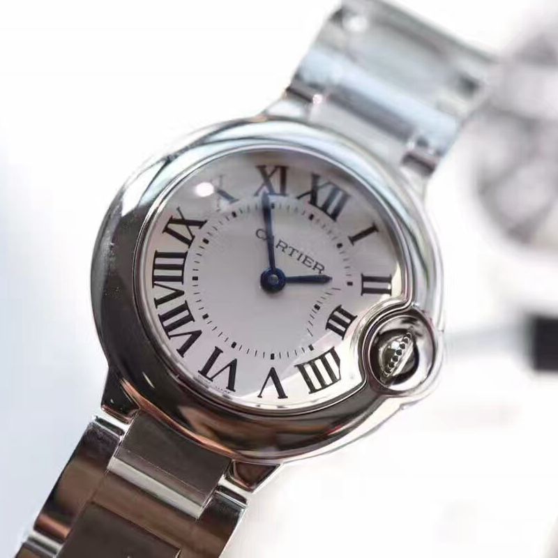   HBBV6  卡地亚小号蓝气球女装28毫米石英机芯WE69010Z4