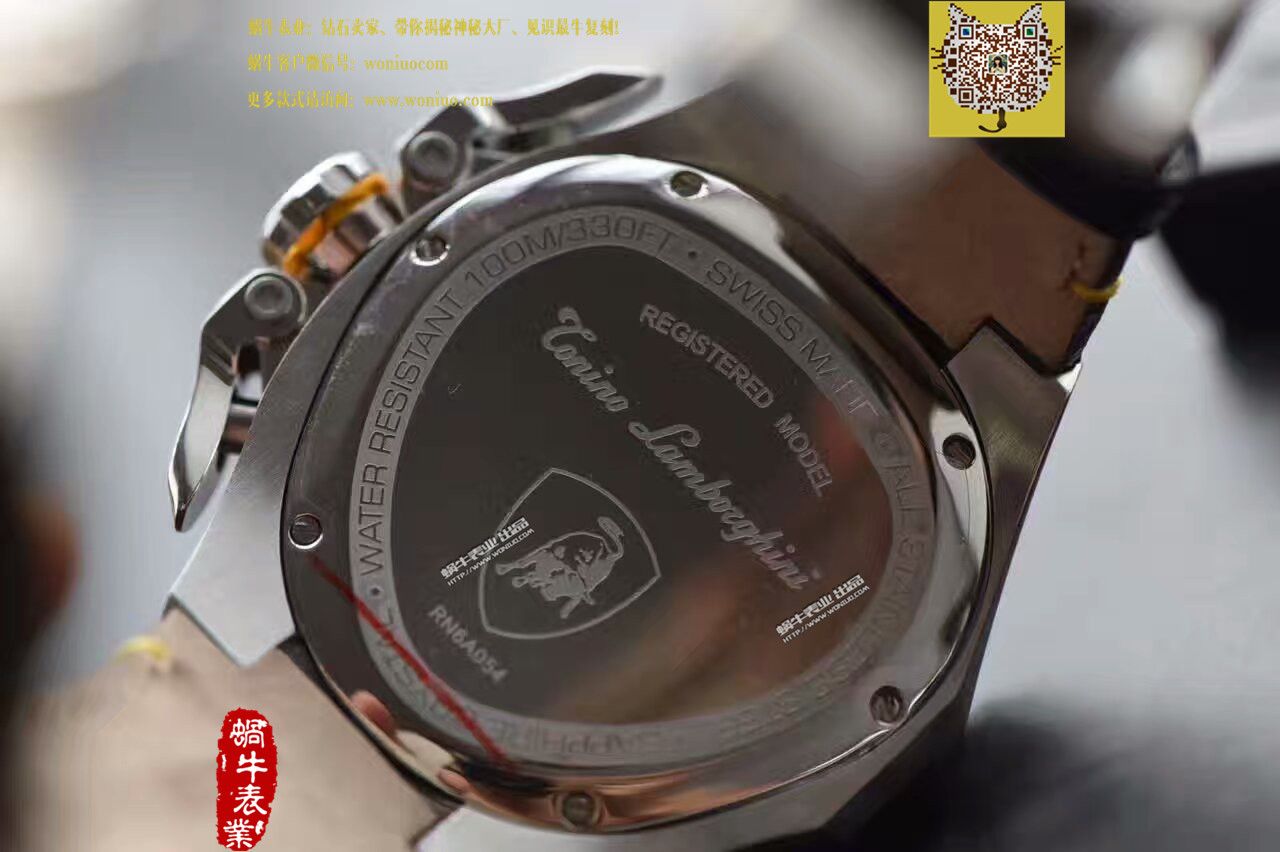   正品原单  兰博基尼 六针计时石英男表 / LB001