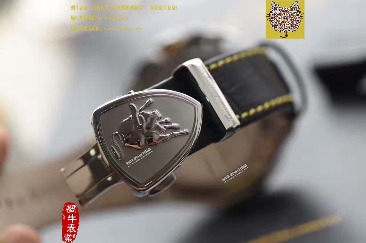   正品原单  兰博基尼 六针计时石英男表 / LB001