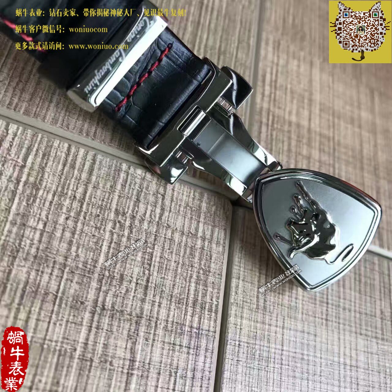   正品原单  兰博基尼 六针计时石英男表 / LB001