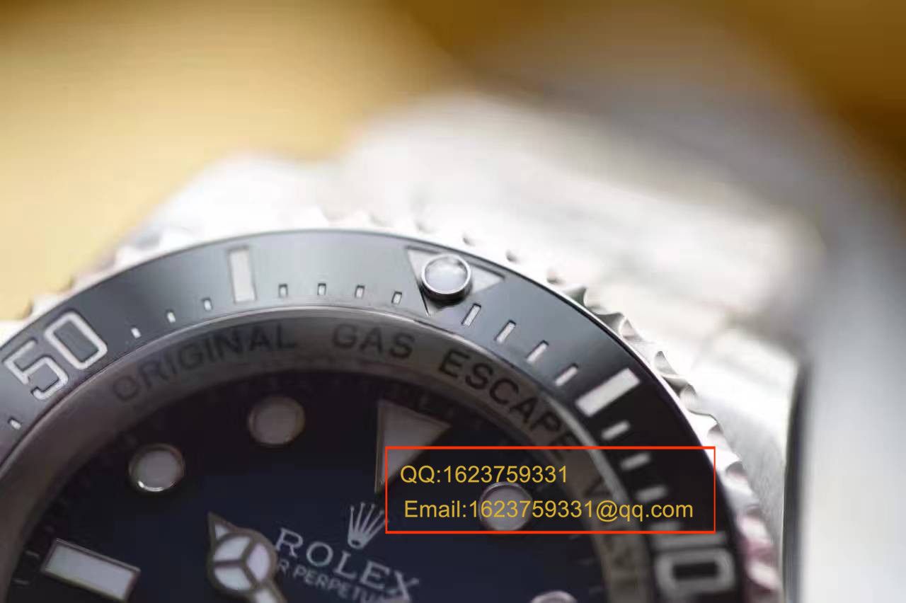   独家视频解析  N厂V7版本高劳力士海使型系列116660-98210 蓝盘腕表(蓝面渐变蓝鬼王)  / RBD0551