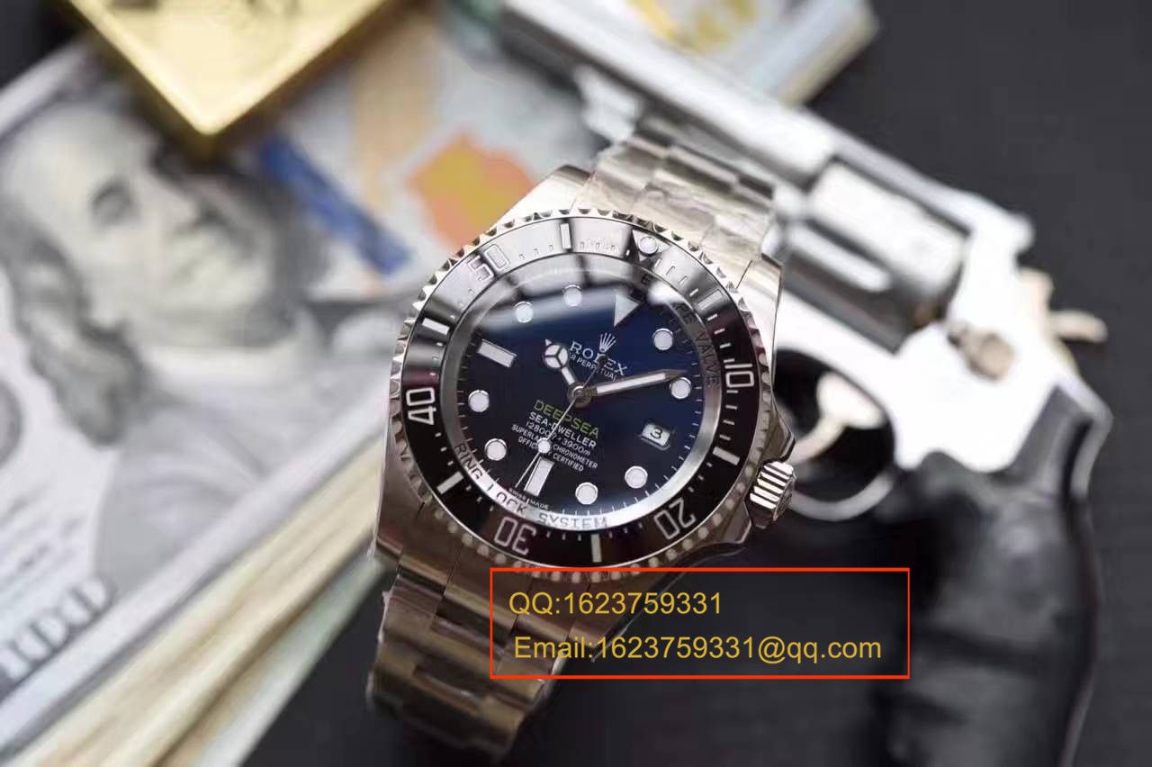   独家视频解析  N厂V7版本高劳力士海使型系列116660-98210 蓝盘腕表(蓝面渐变蓝鬼王)  / RBD0551