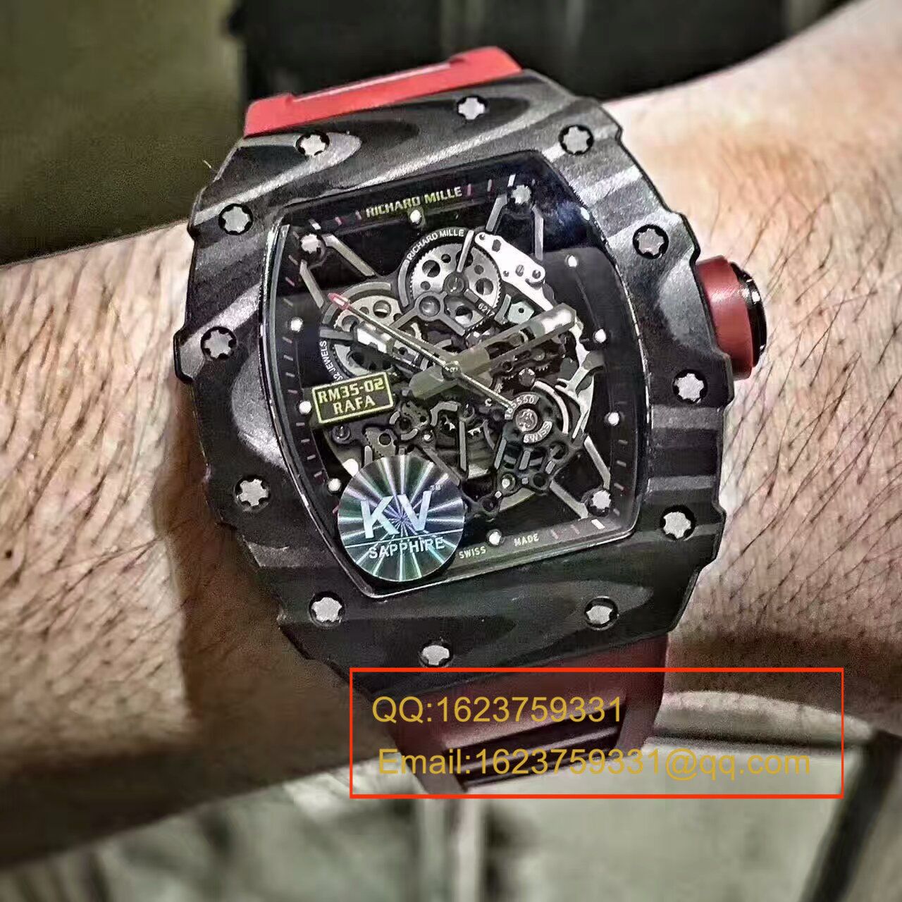 KV新品 RM35-02系列版（纳达尔限量版）碳纤维系列最强版本 / RM 035-02