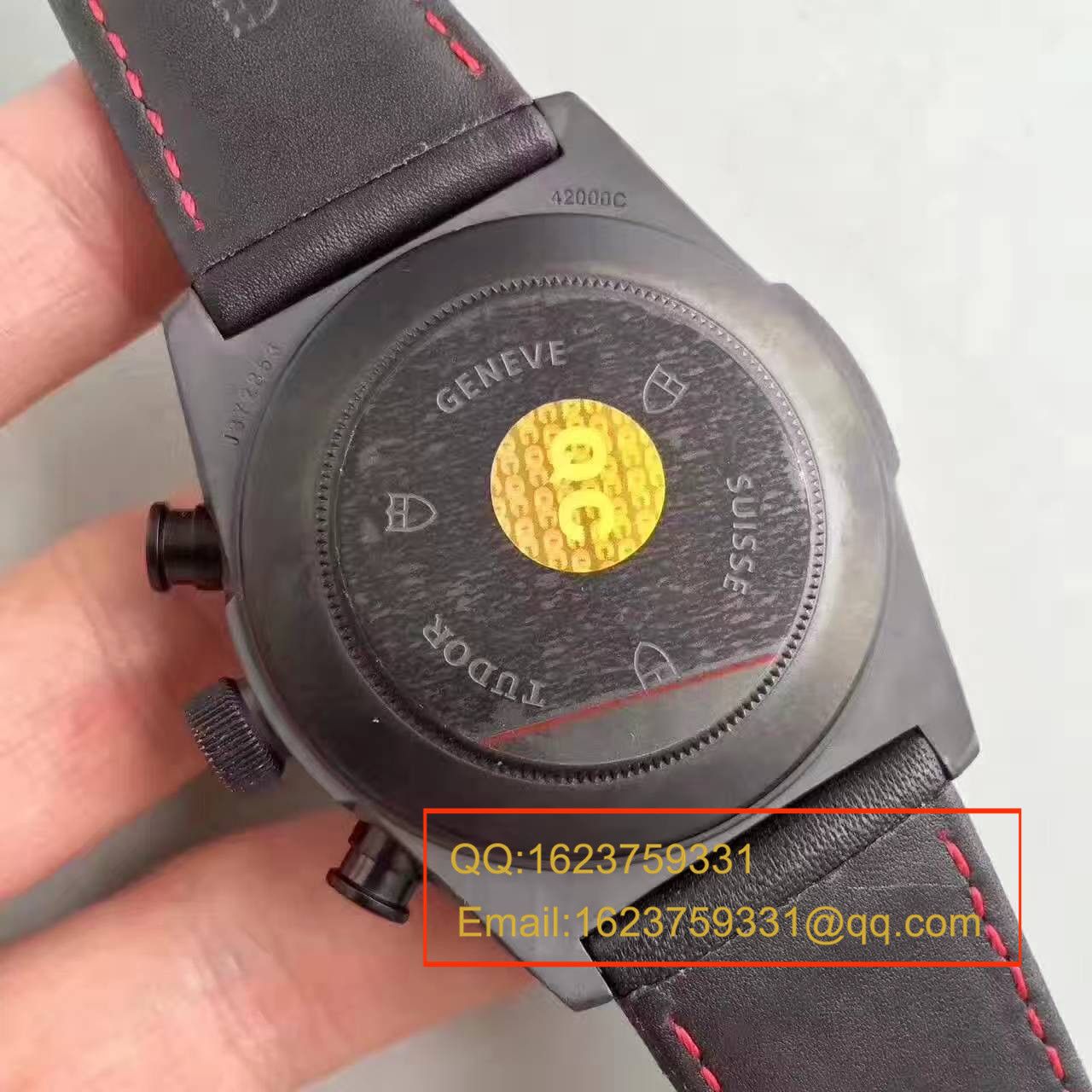   ZF厂帝舵《杜卡迪大魔鬼》FASTRIDER BLACK SHIELD系列42000CR橡胶表带腕表 / DTBC006