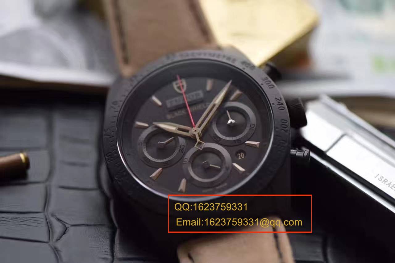   ZF厂高帝舵《杜卡迪大魔鬼》FASTRIDER BLACK SHIELD系列42000CN皮带腕表 / DTBC005