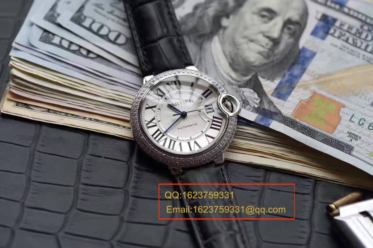   HBBV6厂卡地亚蓝气球系列WE902065女士33毫米镶钻机械腕表 / K130