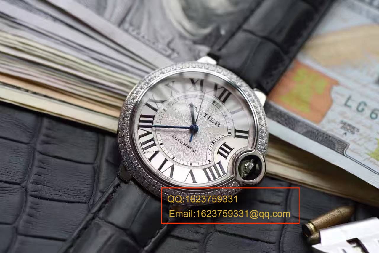   HBBV6厂卡地亚蓝气球系列WE902065女士33毫米镶钻机械腕表 / K130