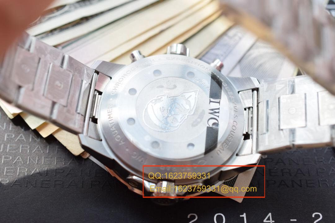   视频测评V6厂高万国海洋时计雅克-伊夫．库斯托探险之旅特别版IW376805 男士机械腕表 / WG166