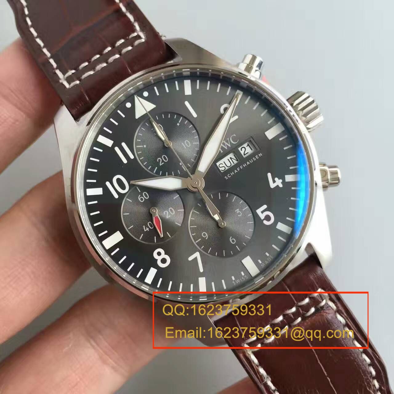   ZF厂万国CHRONOGRAPH飞行员系列IW377719腕表 皮带款 / WG136