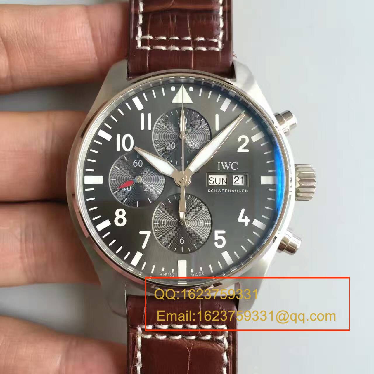   ZF厂万国CHRONOGRAPH飞行员系列IW377719腕表 皮带款 / WG136