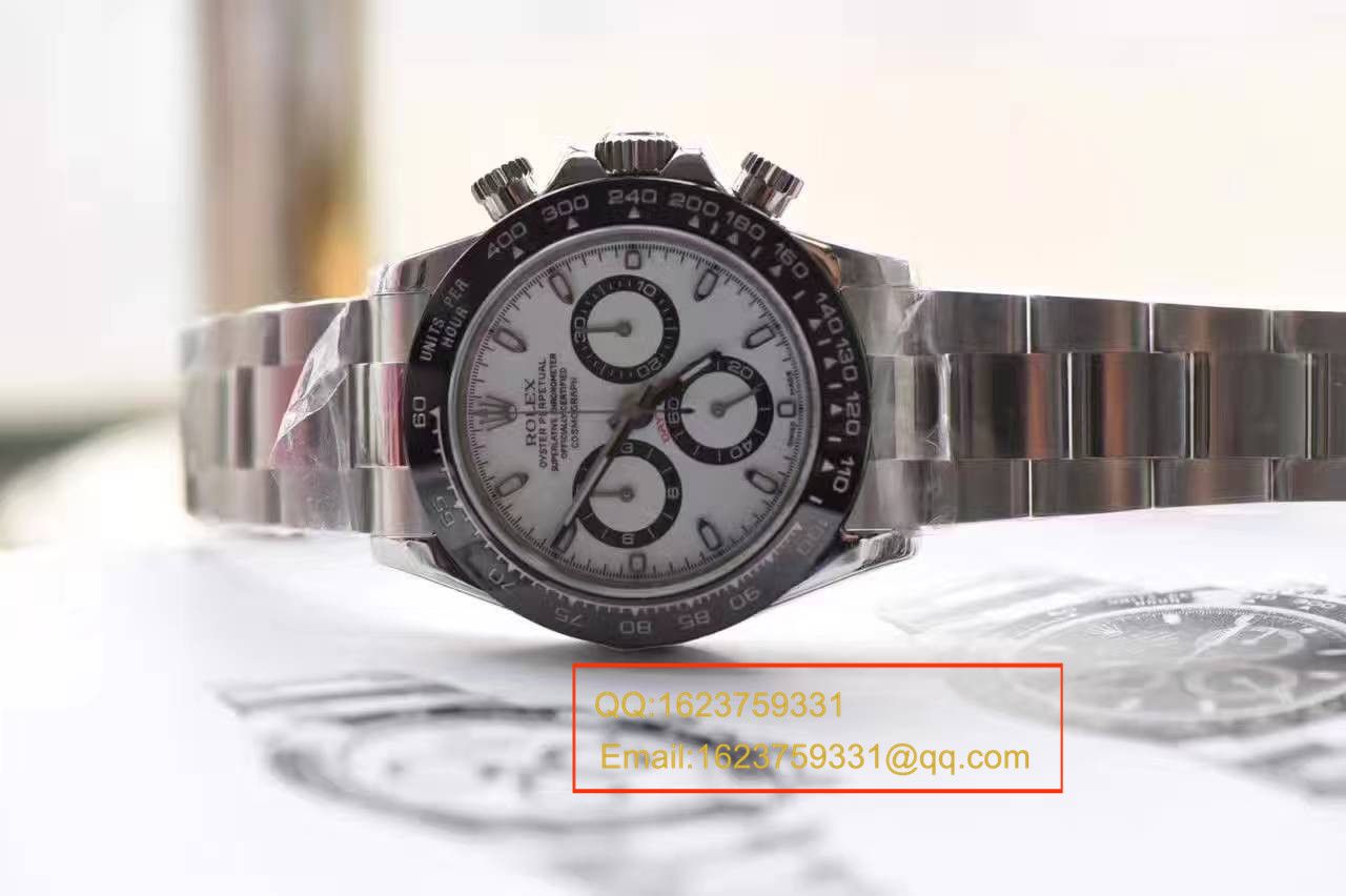   N厂V7版本  劳力士宇宙计型迪通拿系列116500LN-78590机械腕表 / RBF016