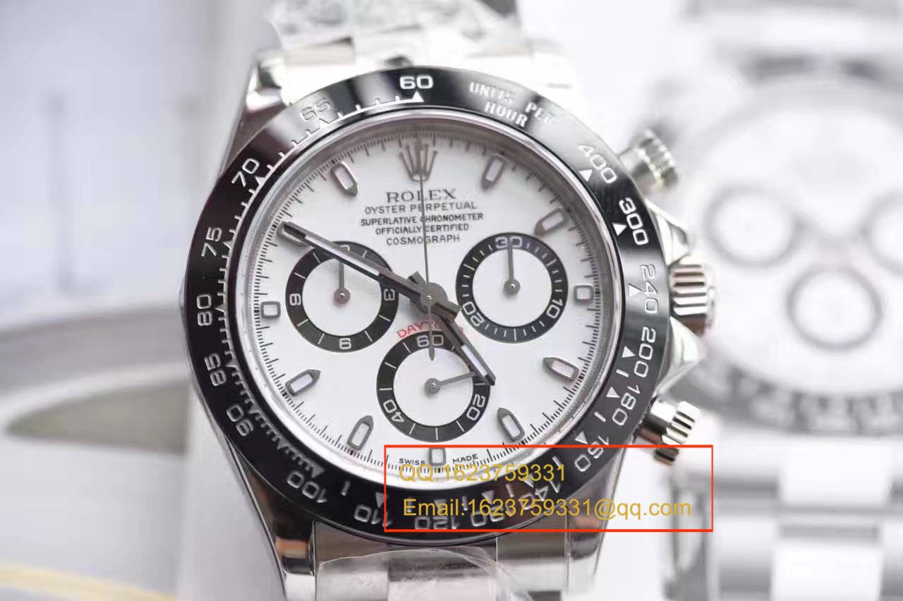   N厂V7版本  劳力士宇宙计型迪通拿系列116500LN-78590机械腕表 / RBF016