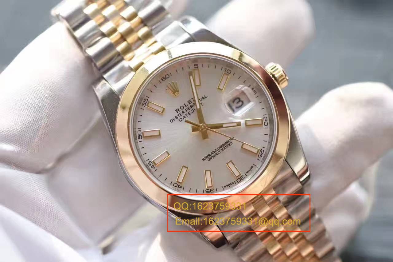   NOOB厂劳力士日志型系列126303白盘腕表 包18K真金 / RCF155