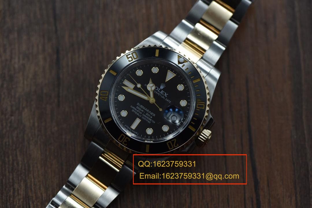   视频解析  N厂V7版之劳力士潜航者型116612-LN-97203《18K真金版》 / RCF125
