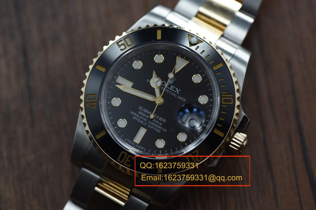   视频解析  N厂V7版之劳力士潜航者型116612-LN-97203《18K真金版》 / RCF125