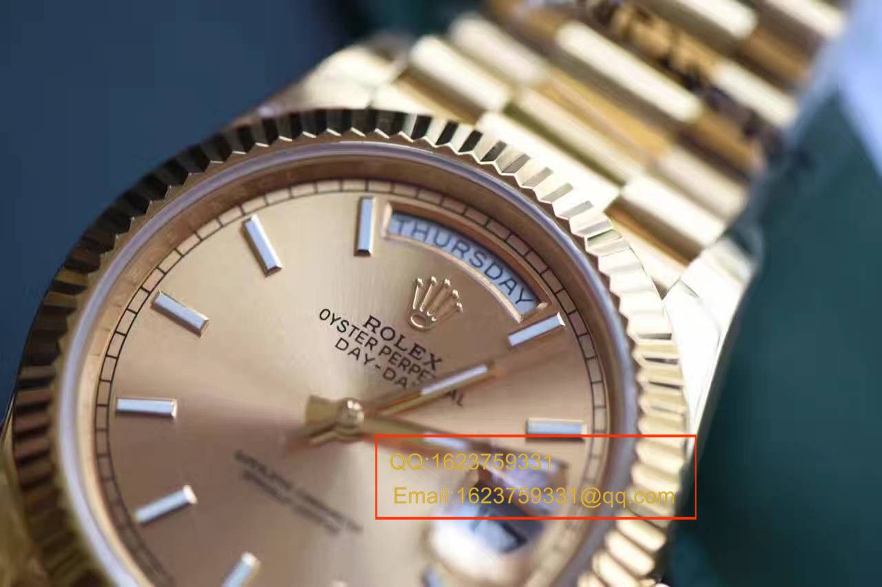   EW厂劳力士星期日历型系列228238香槟面表盘腕表 / RBA120
