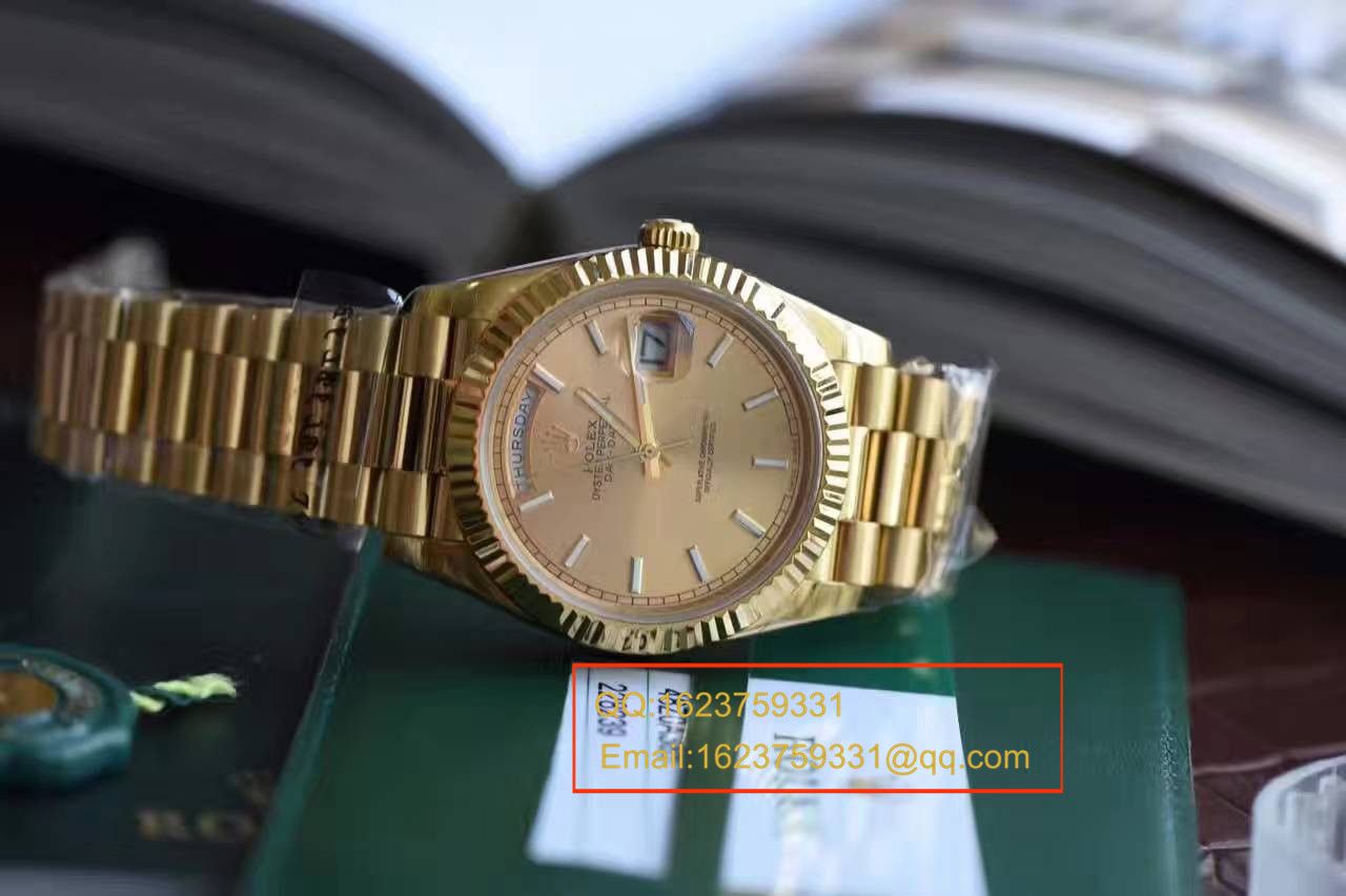   EW厂劳力士星期日历型系列228238香槟面表盘腕表 / RBA120