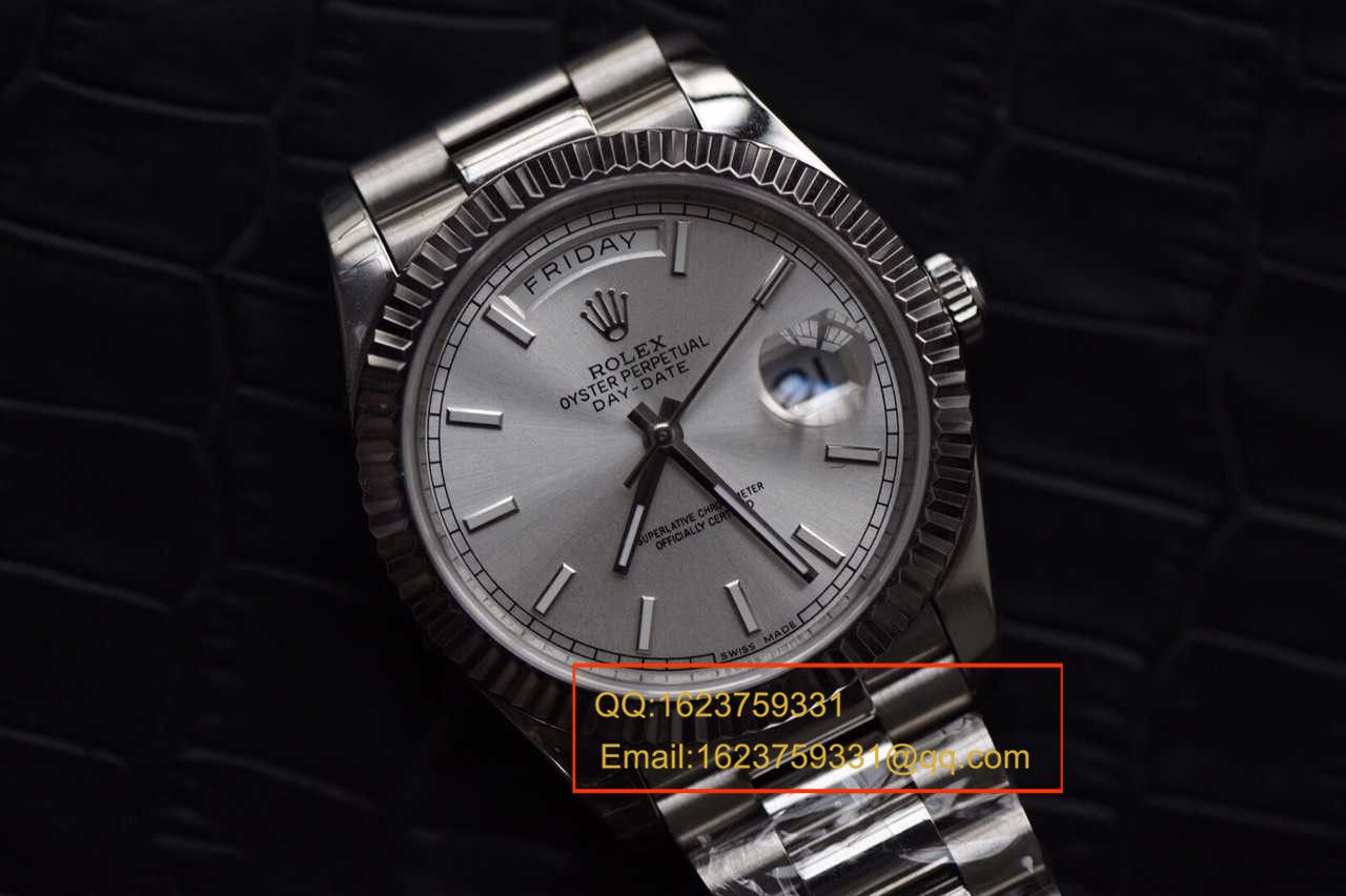   EW厂劳力士星期日历型系列228239银面表盘男表 / RBA116