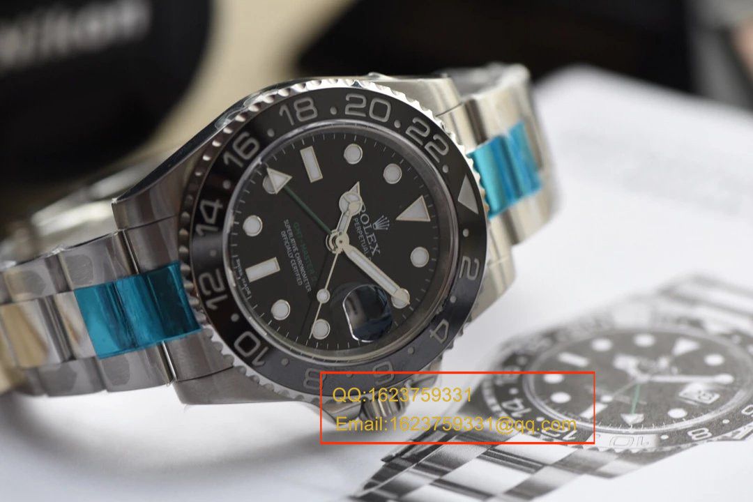   视频测评N厂劳力士格林尼治v7版本116710LN-78200男表 / RBF084A