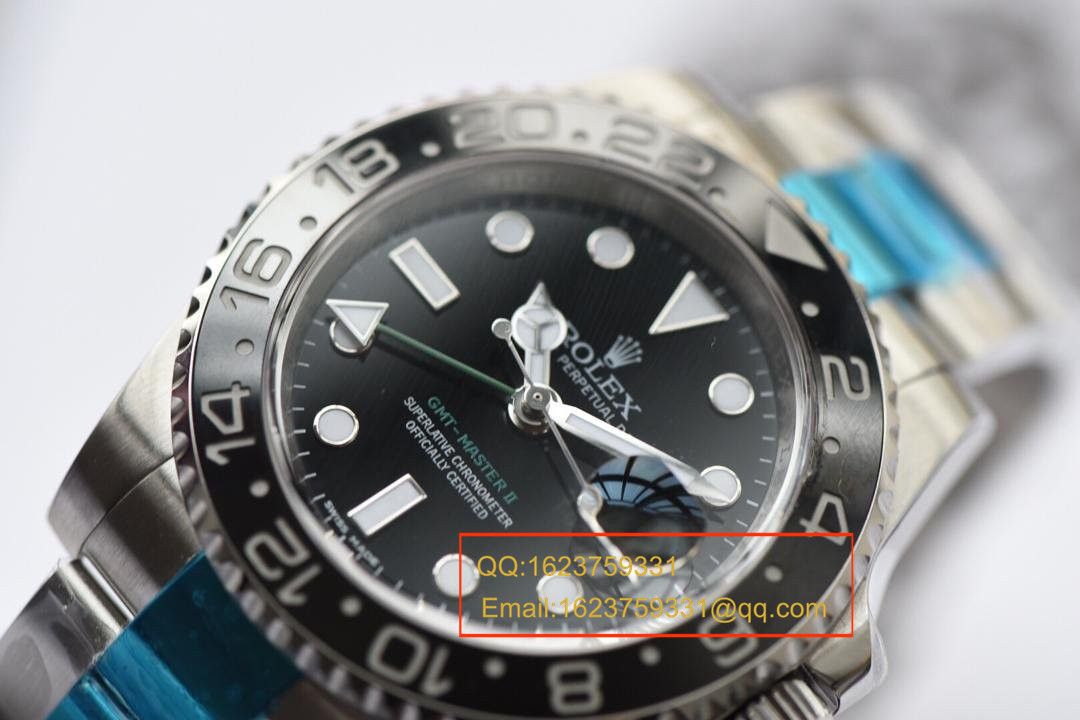   视频测评N厂劳力士格林尼治v7版本116710LN-78200男表 / RBF084A