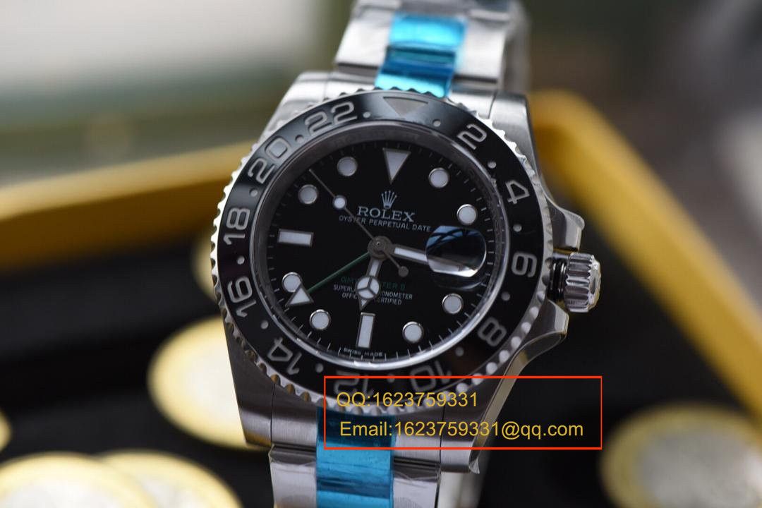   视频测评N厂劳力士格林尼治v7版本116710LN-78200男表 / RBF084A