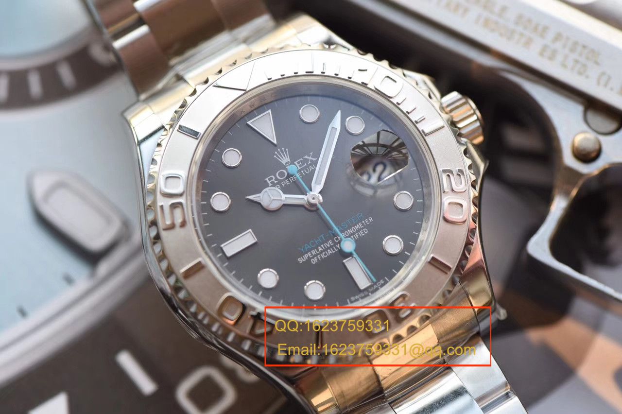  NOOB厂劳力士游艇名仕型系列116622 灰面蓝针机械腕表《新品》 / RBA023