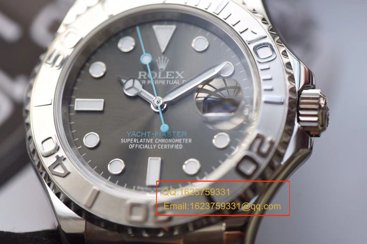   NOOB厂劳力士游艇名仕型系列116622 灰面蓝针机械腕表《新品》 / RBA023