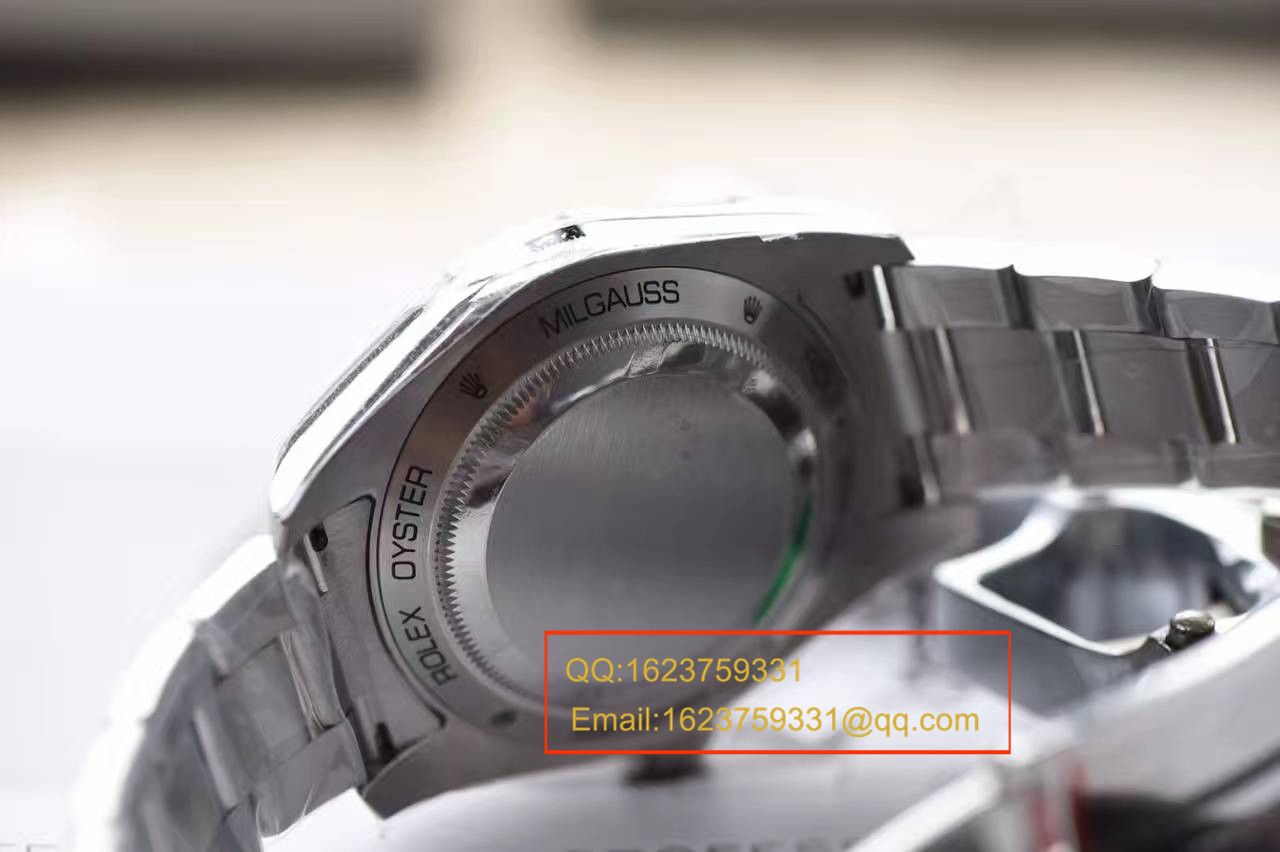   N厂高劳力士闪电闪电绿玻璃MILGAUSS 116400 最高版本 / RBA186