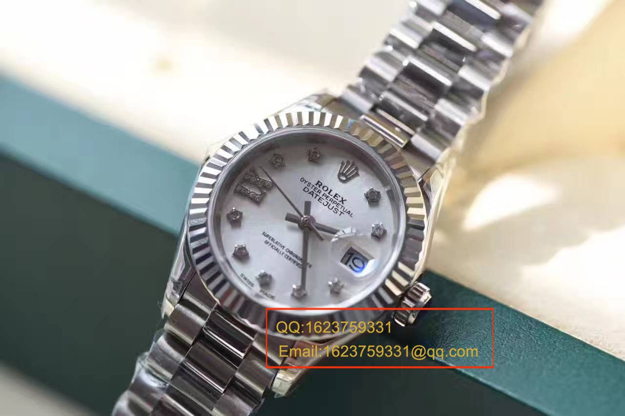   SY最高品质  劳力士女装日志型系列279136RBR女士机械腕表 / RB0156