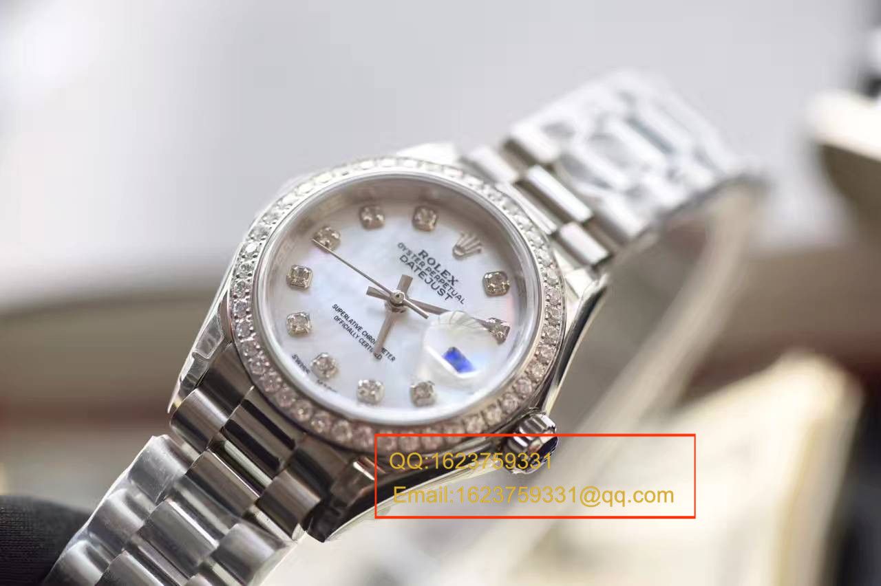   SY最高品质  劳力士女装日志型系列279136RBR女士机械腕表 / RB0156