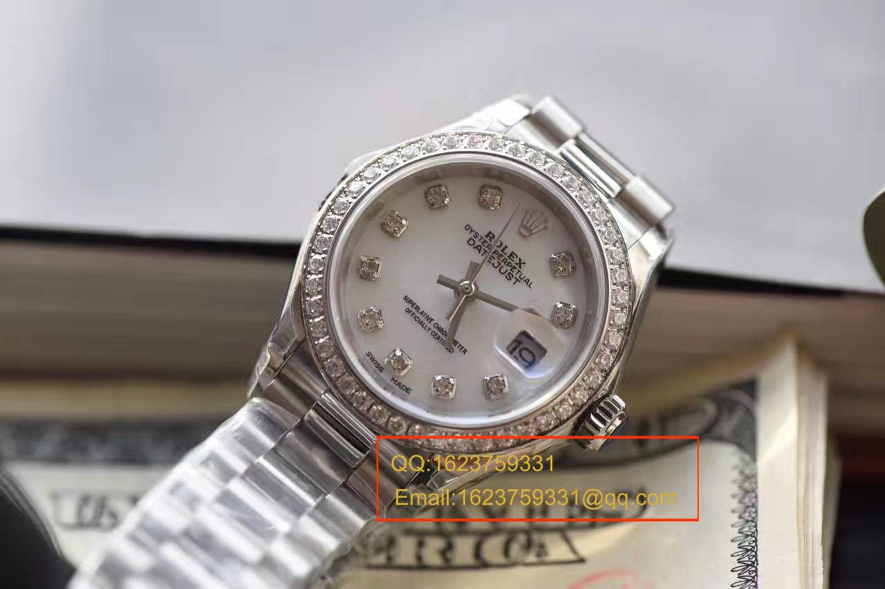   SY最高品质  劳力士女装日志型系列279136RBR女士机械腕表 / RB0156