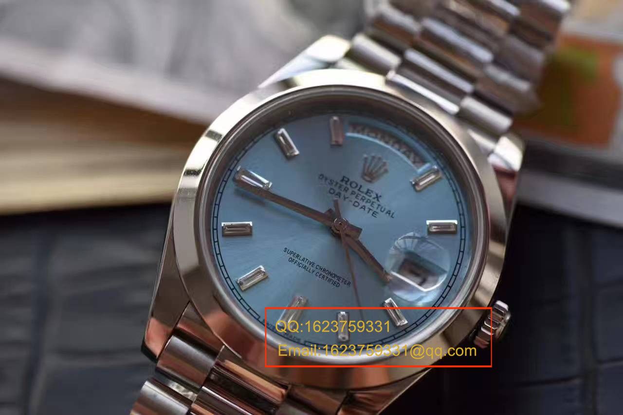   EW厂劳力士星期日历型系列228396TBR蓝盘腕表 / R153