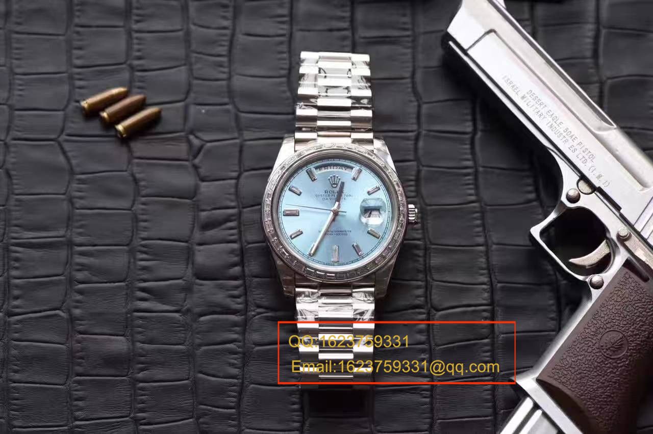   EW厂劳力士星期日历型系列228396TBR蓝盘腕表 / R153