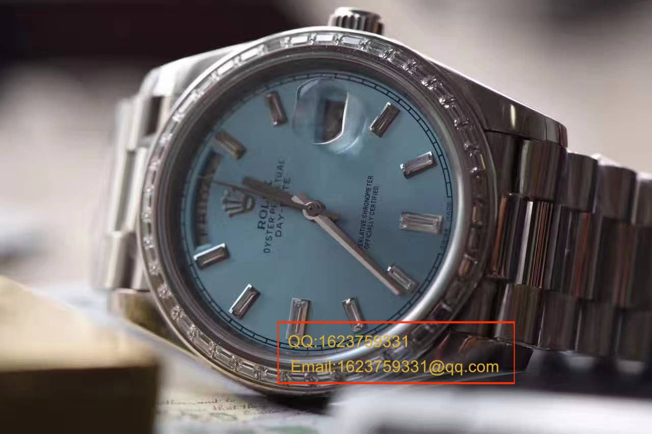   EW厂劳力士星期日历型系列228396TBR蓝盘腕表 / R153