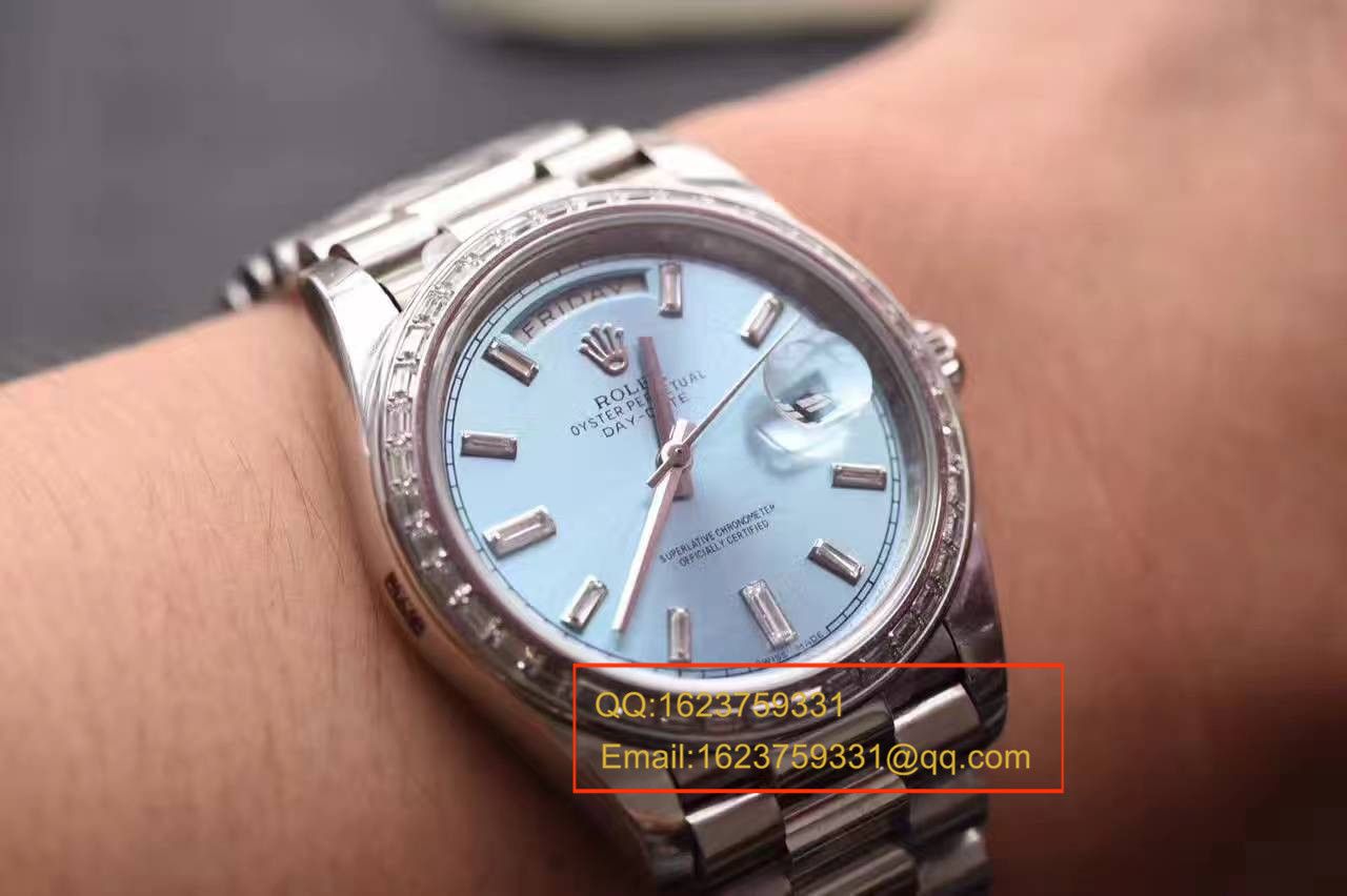   EW厂劳力士星期日历型系列228396TBR蓝盘腕表 / R153