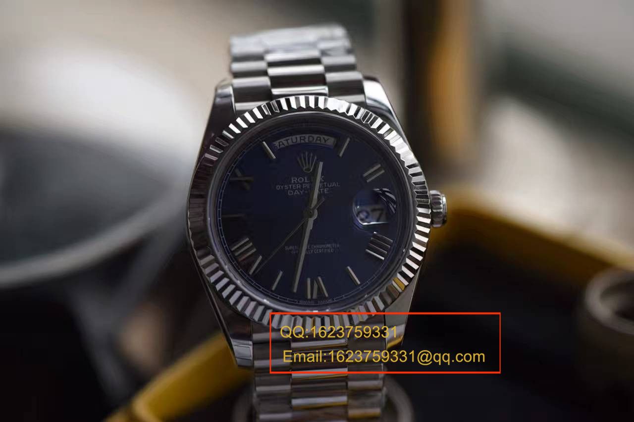   独家视频评测EW厂劳力士星期日历型系列228239蓝盘腕表 / RBA112A