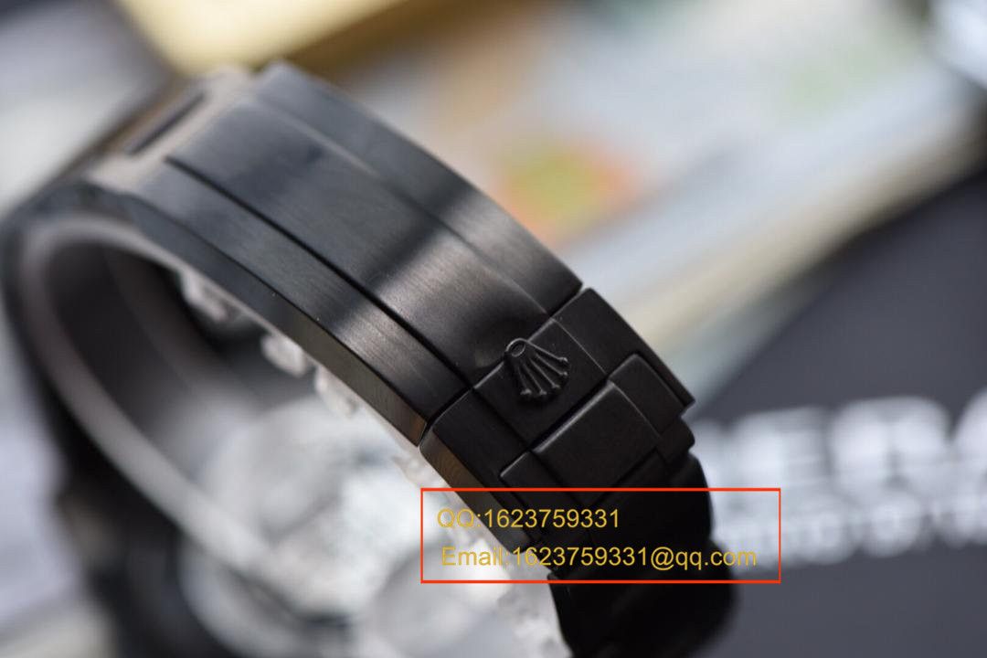   实拍图鉴赏  N厂劳力士黑鬼王、45MM直径、蓝宝石镜面、陶瓷表圈！N厂出品，必是精品！ / RAH104