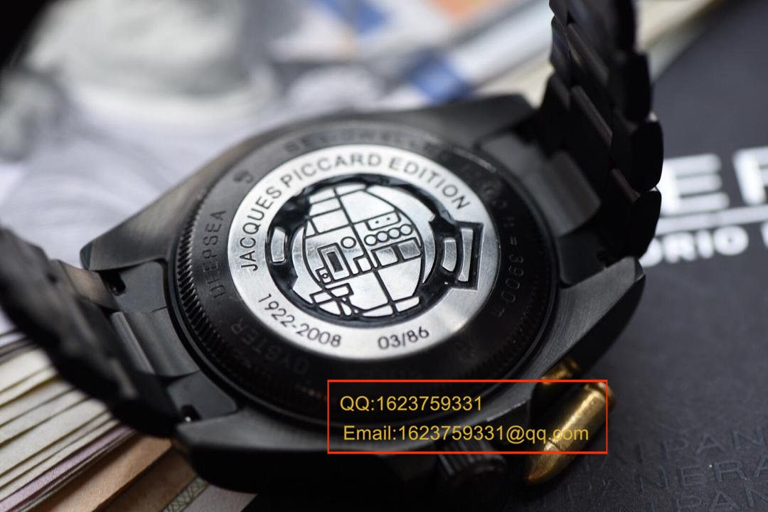   实拍图鉴赏  N厂劳力士黑鬼王、45MM直径、蓝宝石镜面、陶瓷表圈！N厂出品，必是精品！ / RAH104